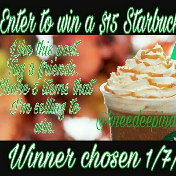 $15‎ Starbucks GC!!**CLOSED** - Picture 1 of 1